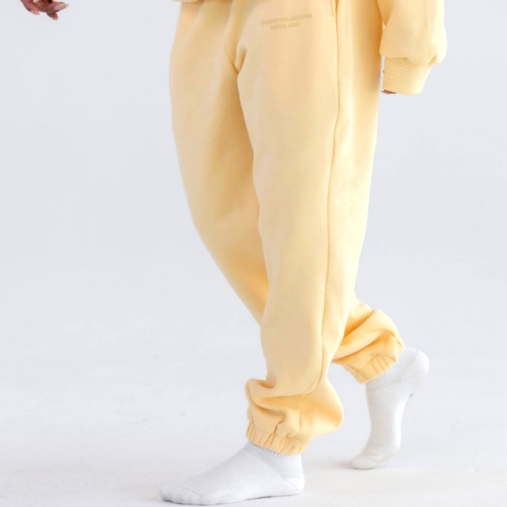 Comfrt Pastel Yellow Sweatpants 3X NWOT